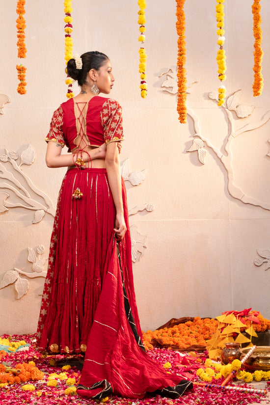 Moksha Lehenga, Choli with Dupatta