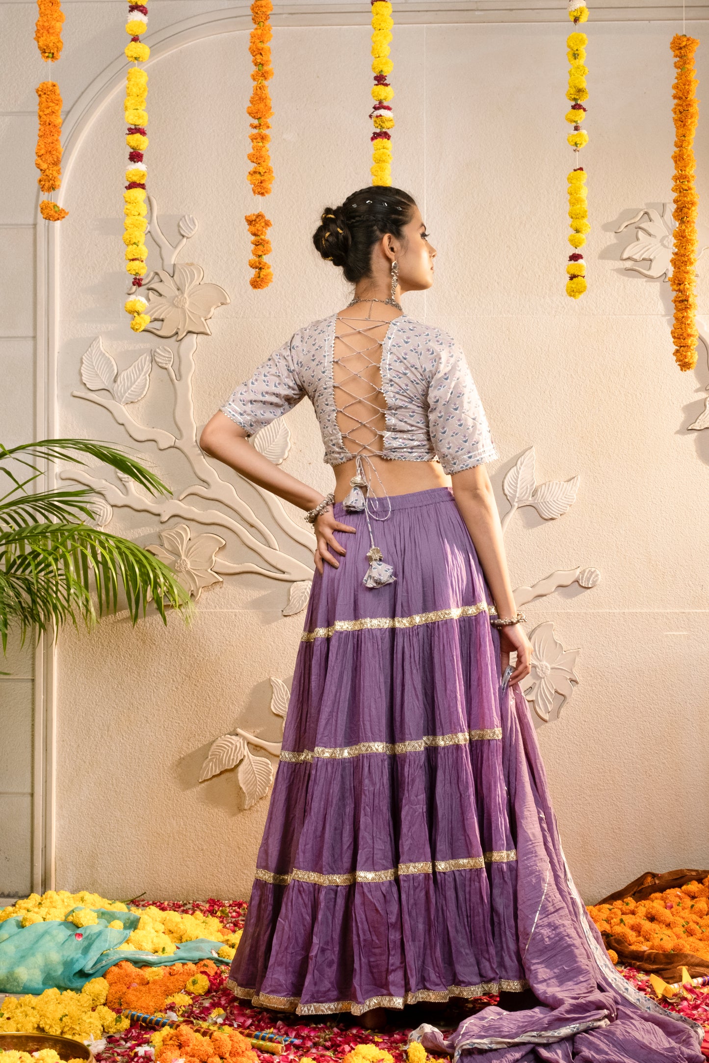 Chaitra Lehenga, Choli with Dupatta