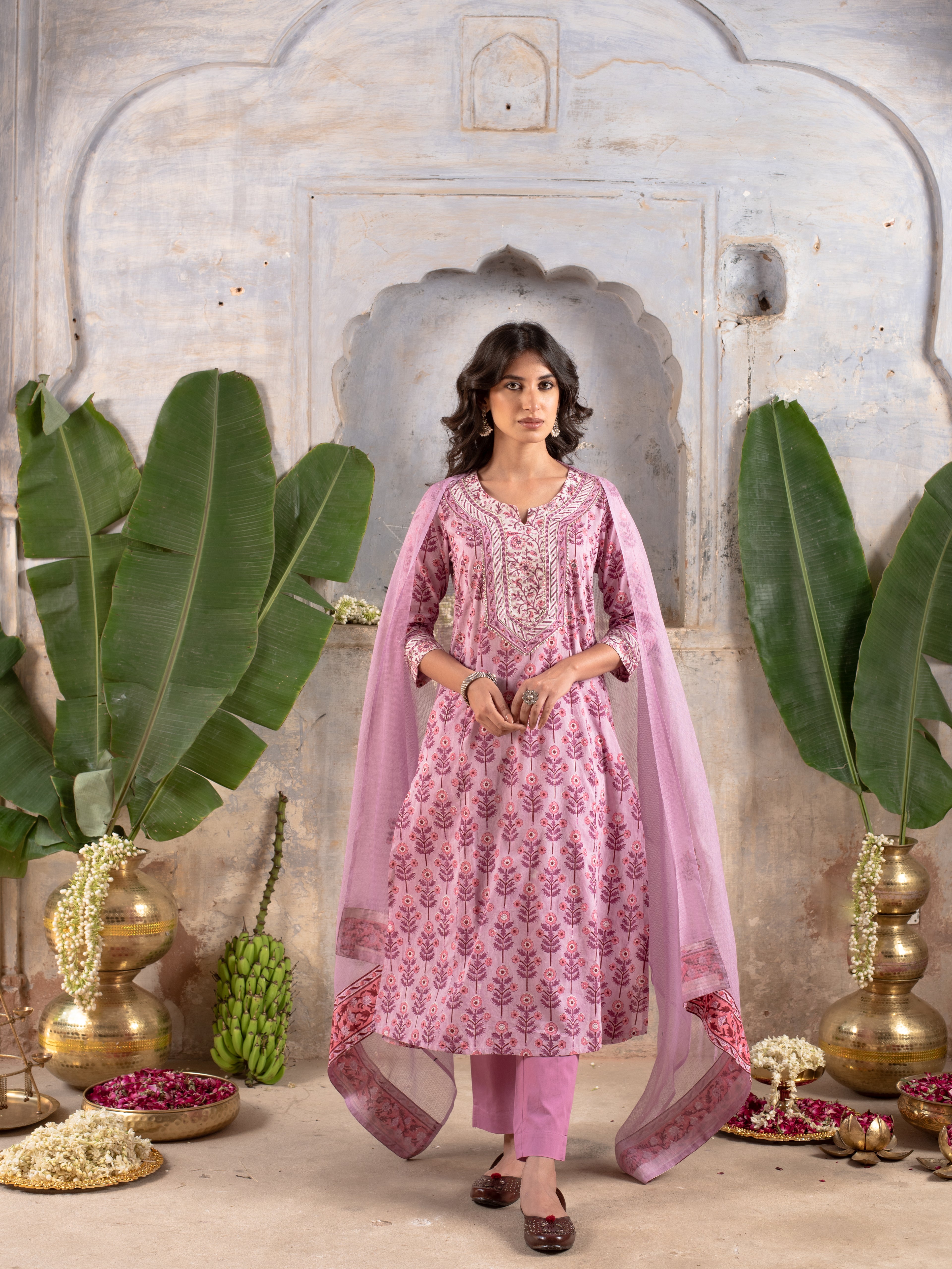 Nehal Kurta Dupatta Set(Pant Not Included)