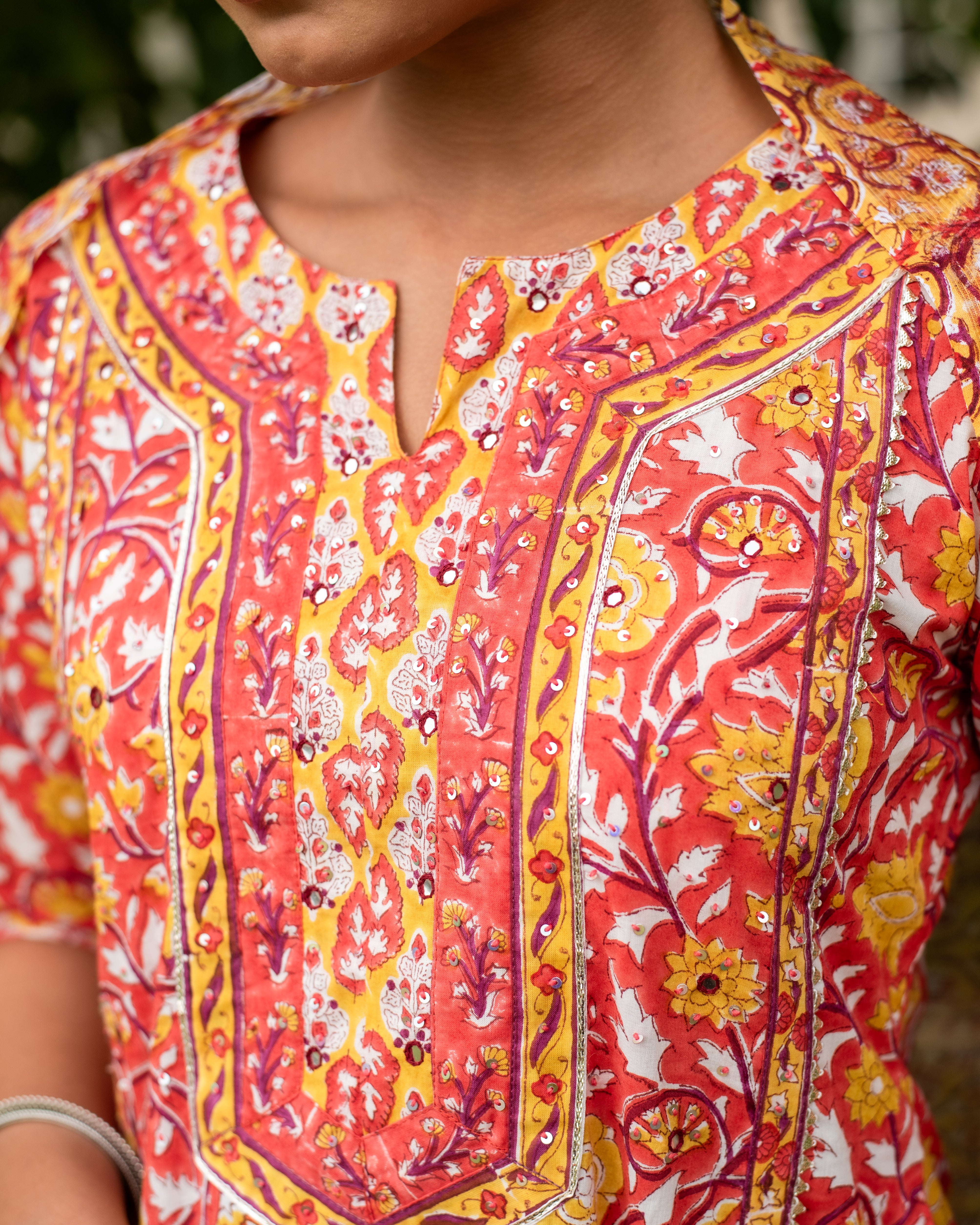 Saryu A-line Kurta with Dupatta