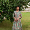 Rama Green A-Line Kurta
