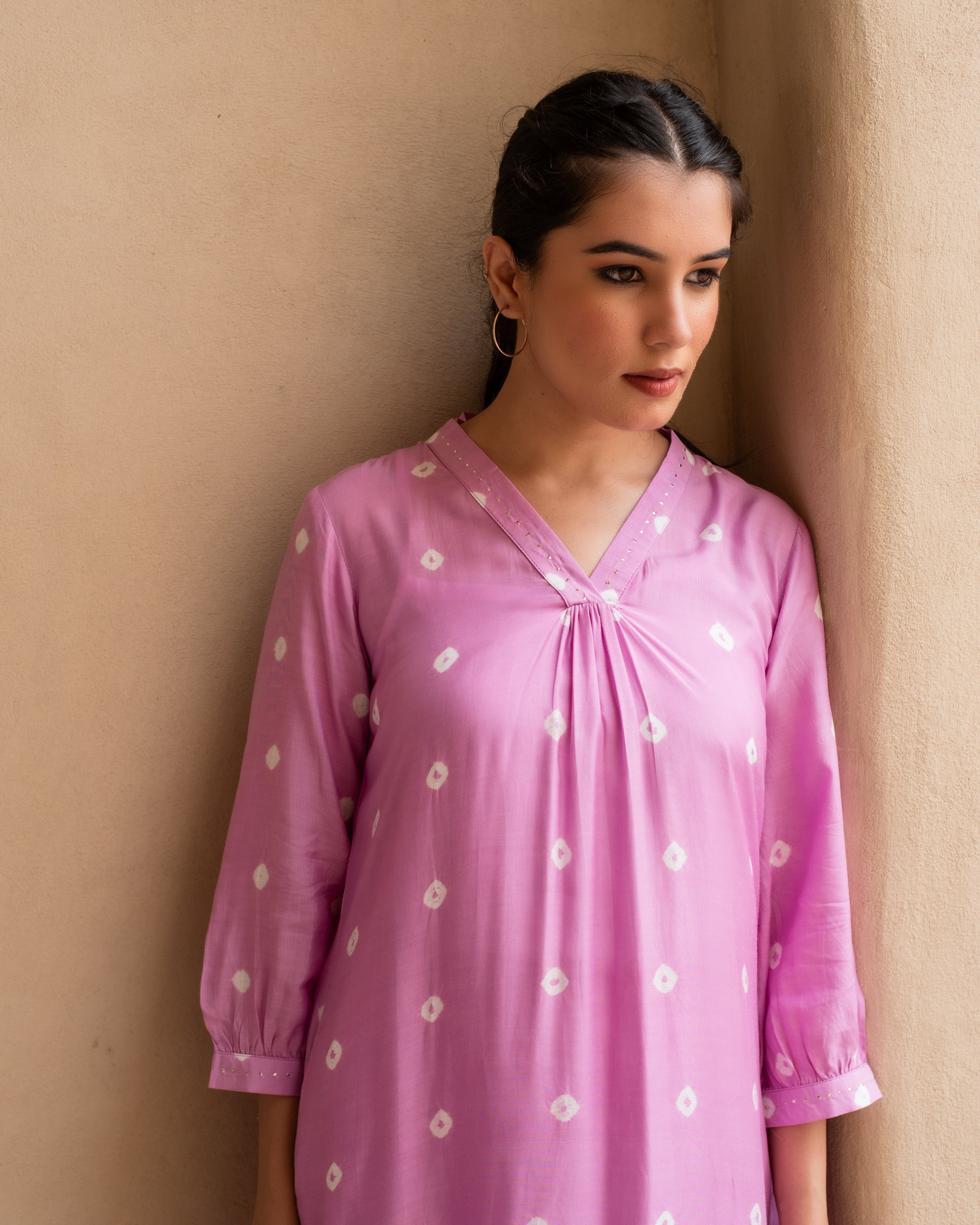 Aadhya Bandhani Kurta Pant Set