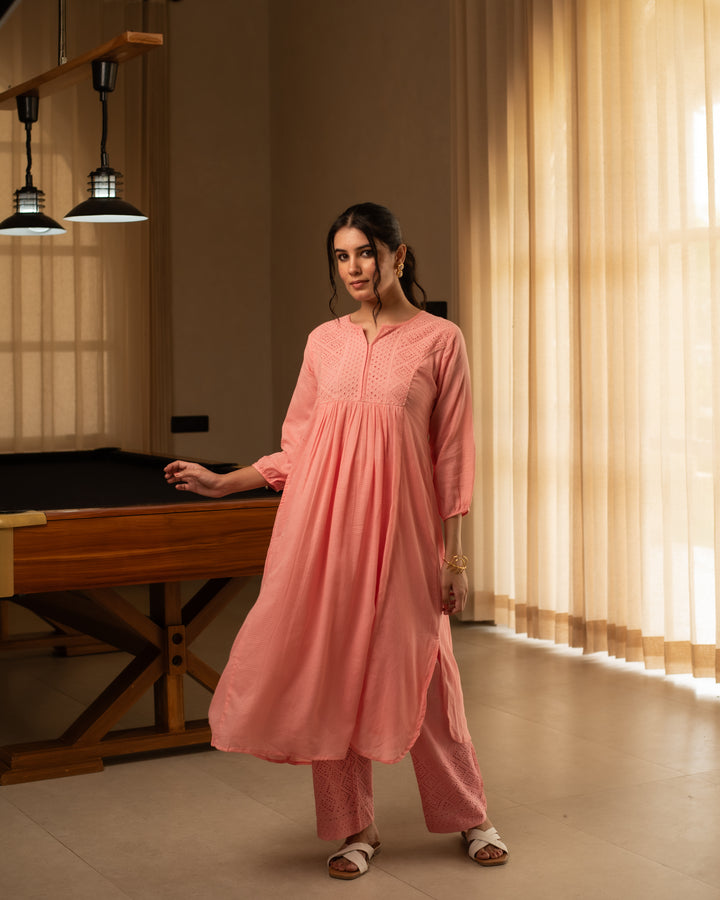 Freya A-line Kurta Palazzo Set