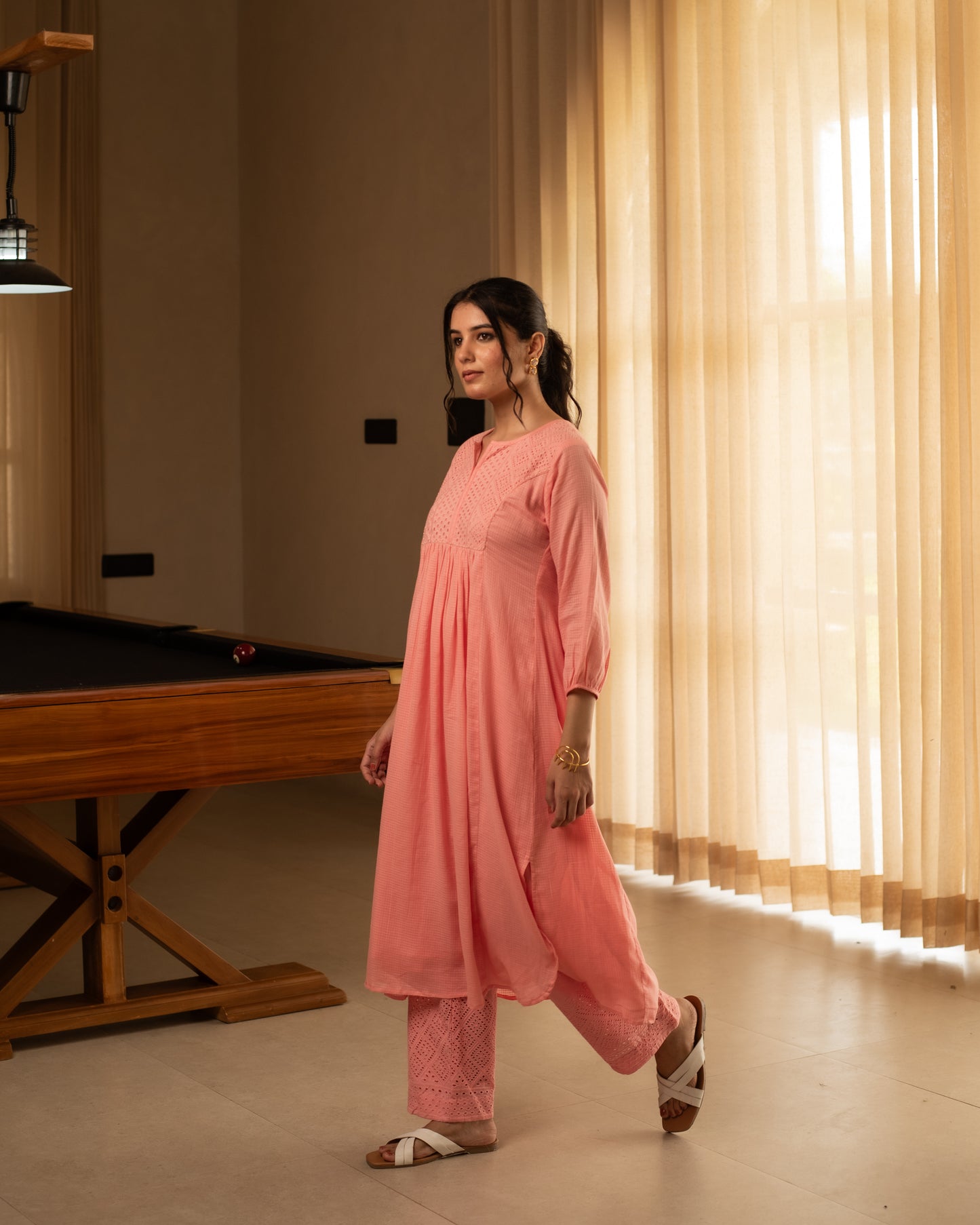 Freya A-line Kurta Palazzo Set