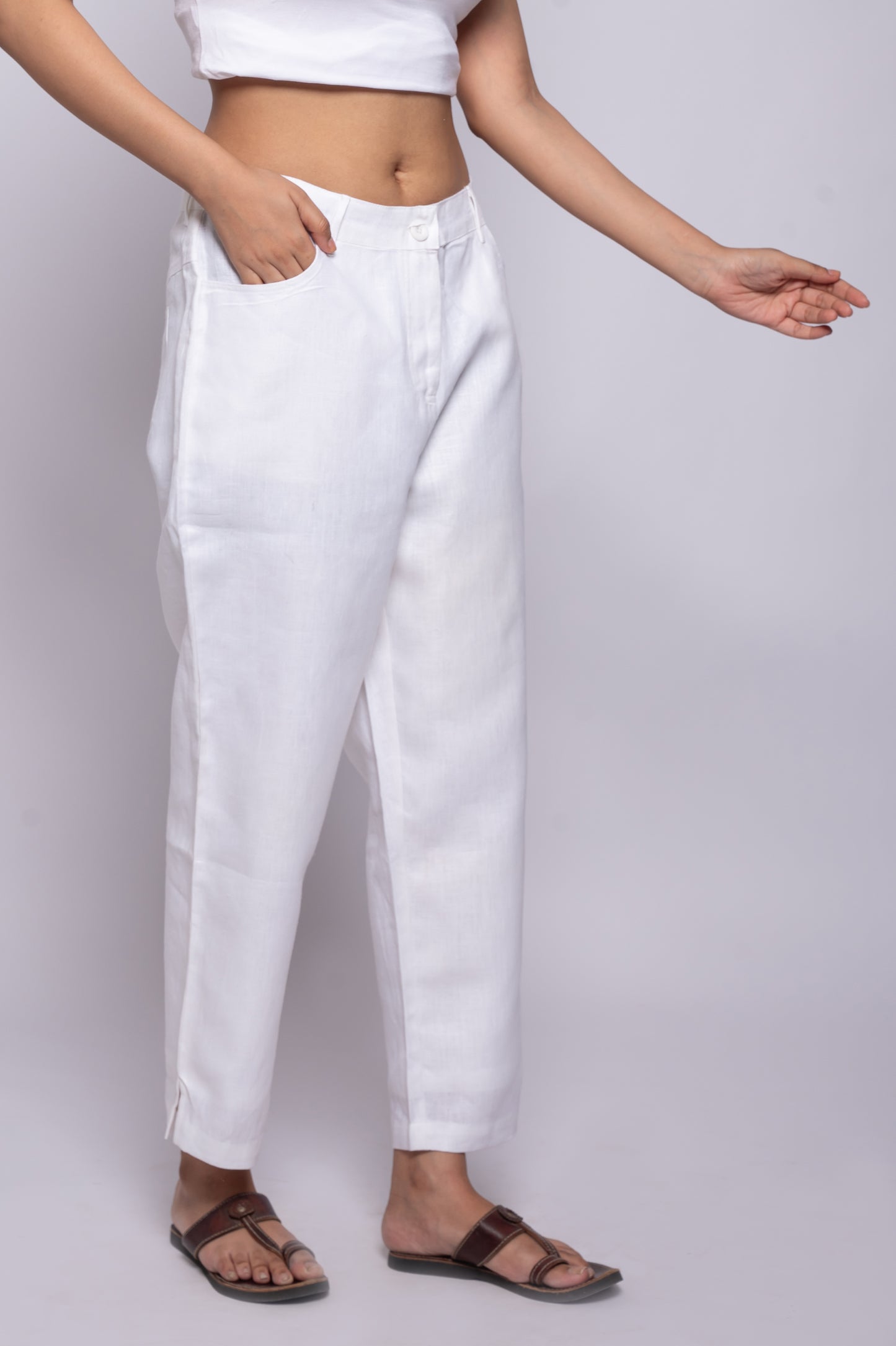 Linen Pant-Women's Trousers