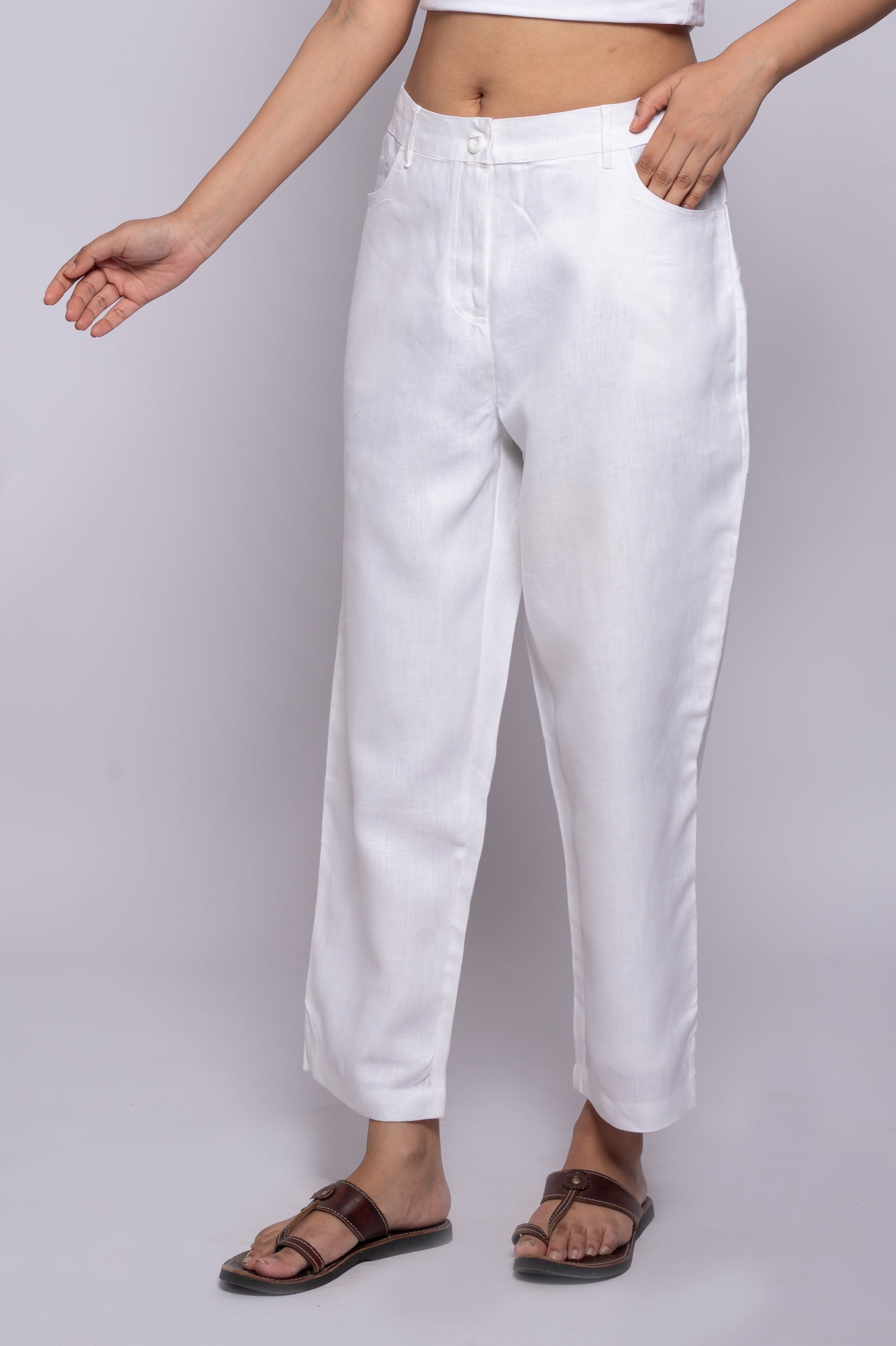 Linen Pant-Women's Trousers