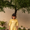 Light Yellow Kurta with Pant and Dupatta