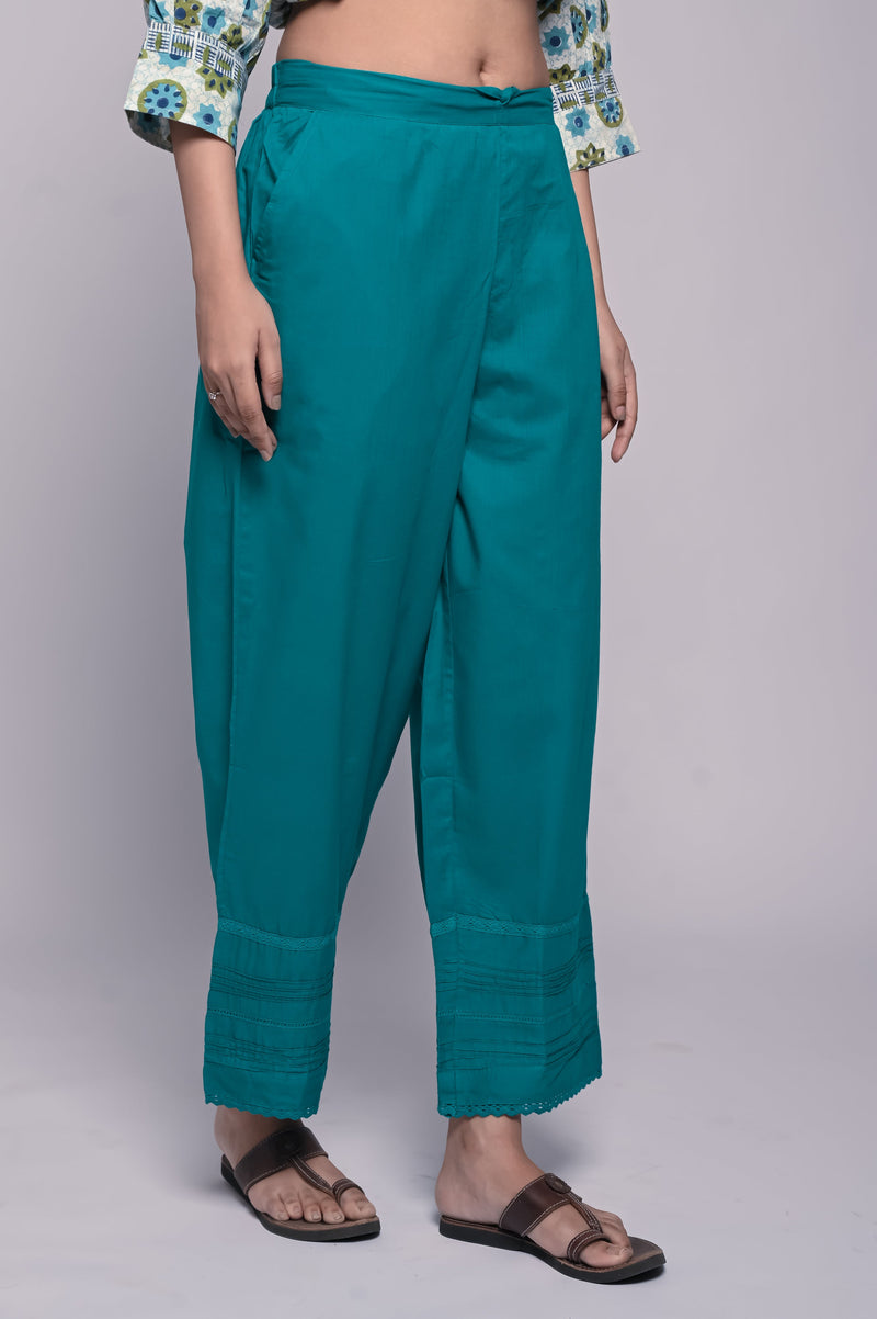 Cotton Printed Palazzo For Women's