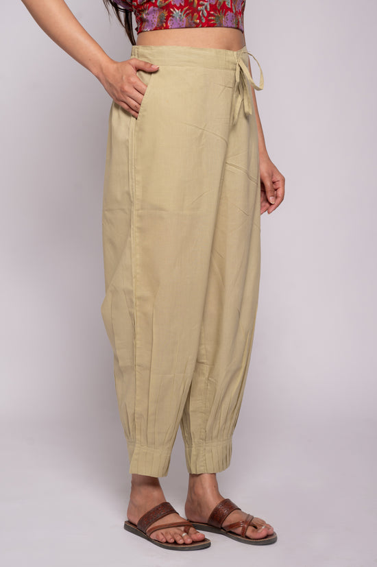 Pleated Cotton Salwar-Pure cotton