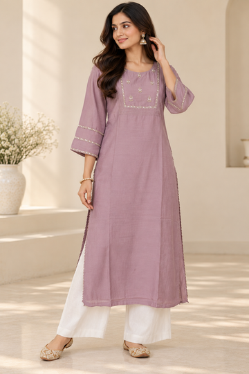 Pink Kurta