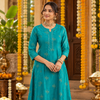 Rama Green Chanderi Kurta