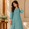 Teal Blue Kurta