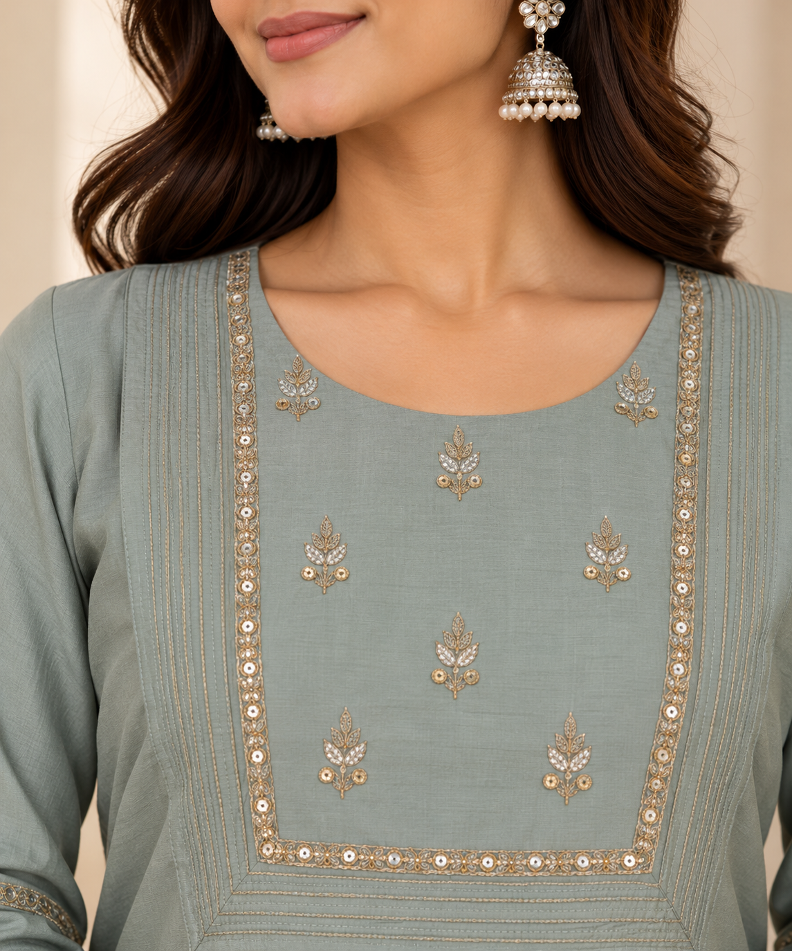 Grey Kurta
