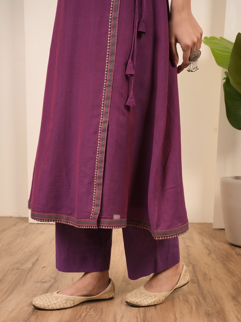 Purple Kurta Pant