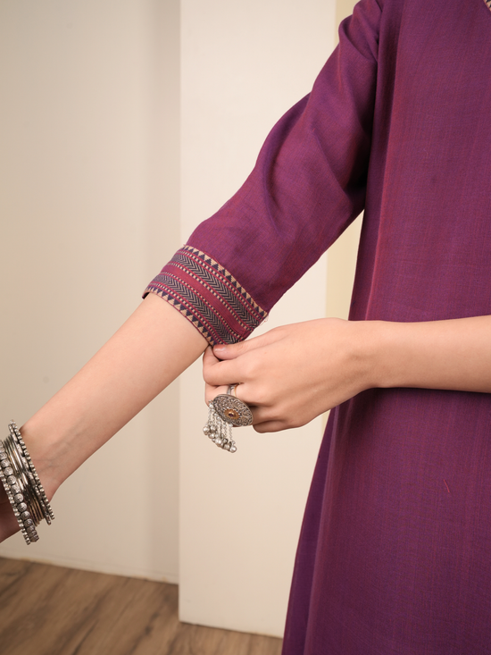 Purple Kurta Pant