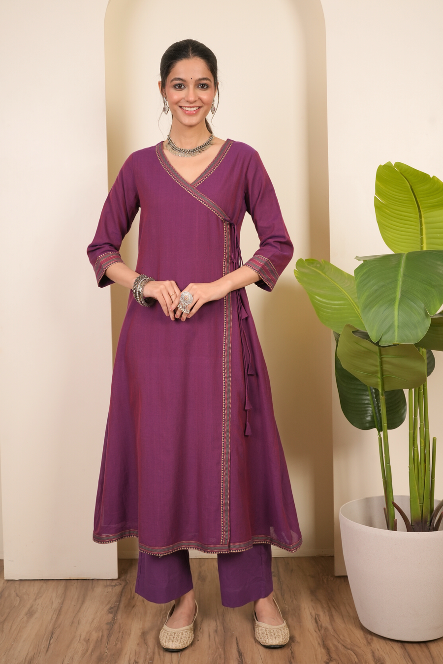 Purple Kurta Pant
