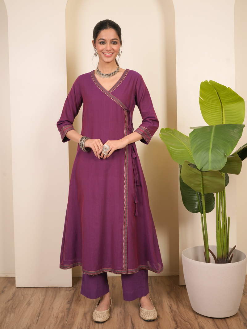 Purple Kurta Pant