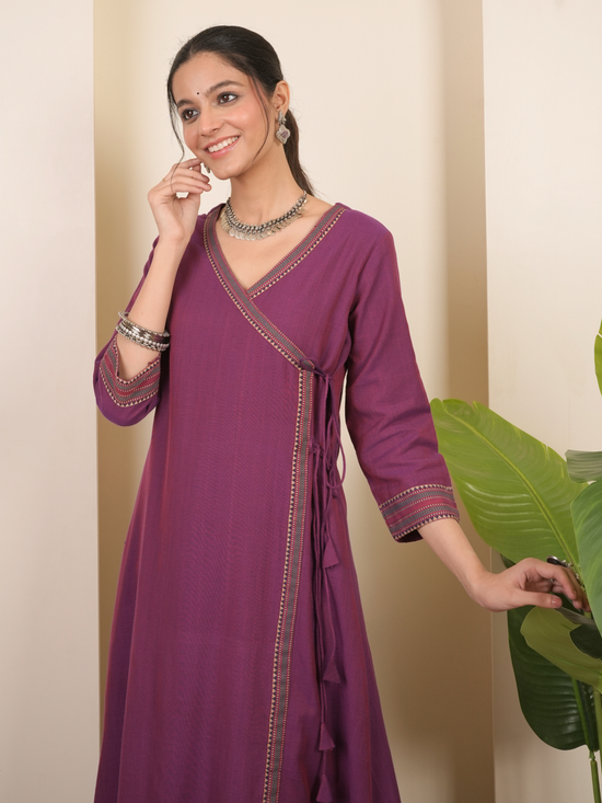 Purple Kurta Pant
