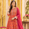 Orange Kurta Dupatta Set