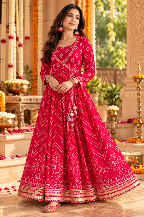 Pink Cotton Kurta