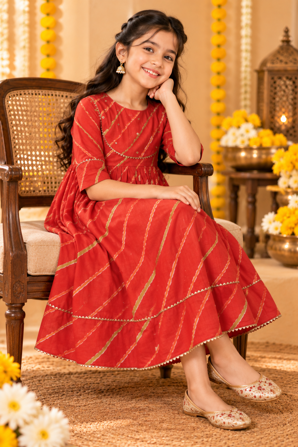 Deep Red Frock