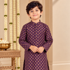 Purple Kids Boy Kurta