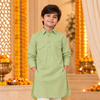 Mint Green Kids Boys Kurta