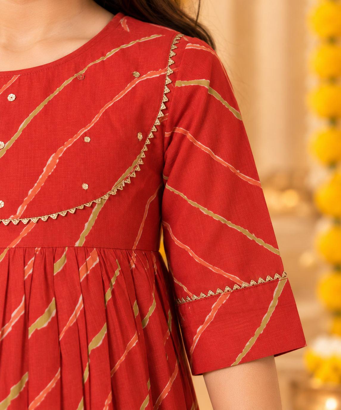 Deep Red Frock
