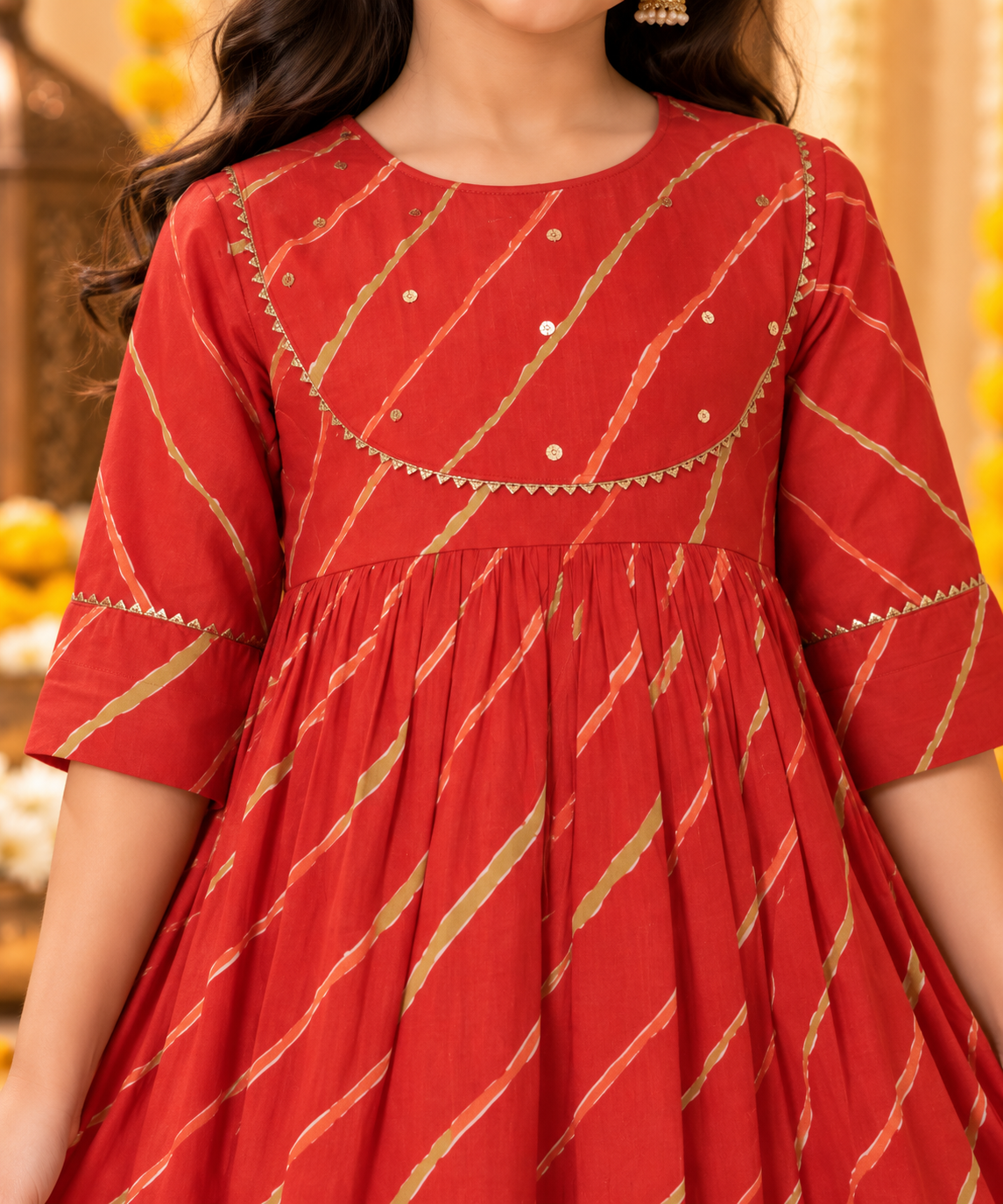 Deep Red Frock