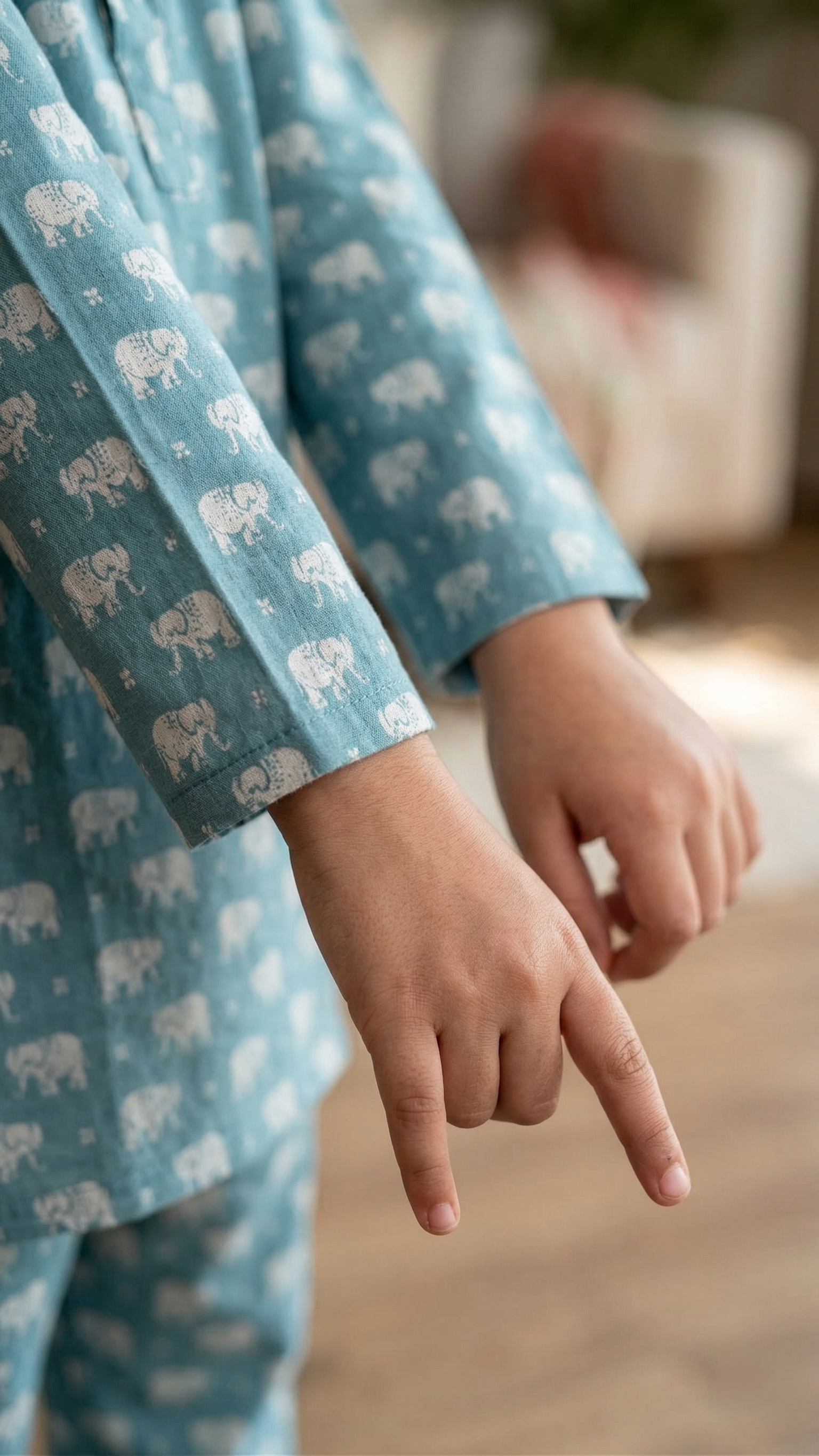 Muted Teal Blue Lounge Wear