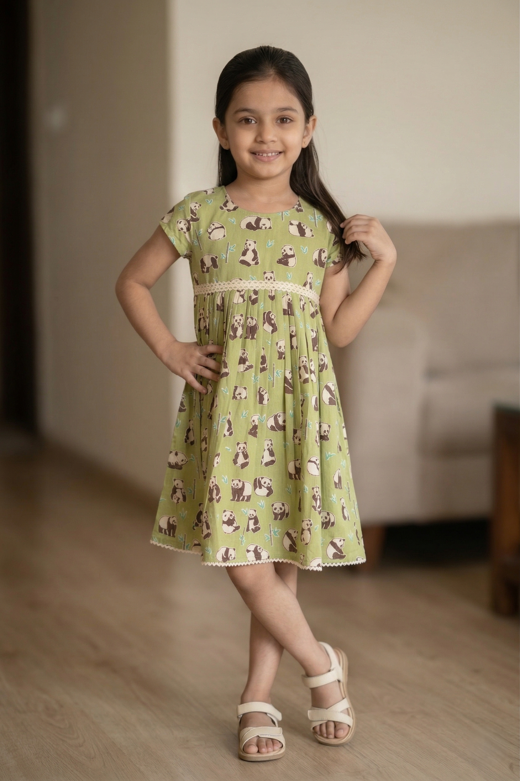 Earthy Green Frock