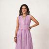 Purple A Line Dress