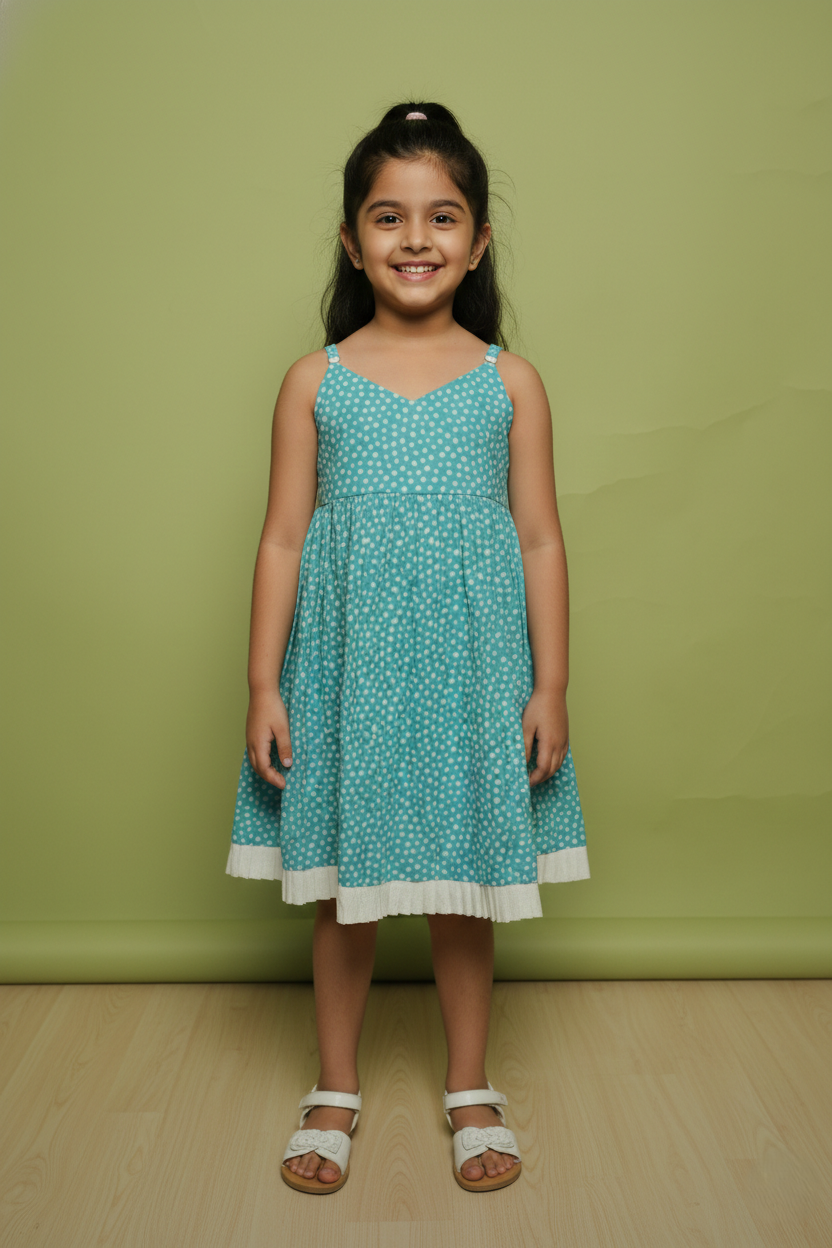 Sea Blue Frock