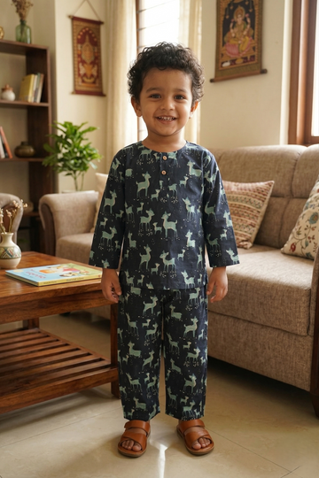 Navy Blue Lounge Wear