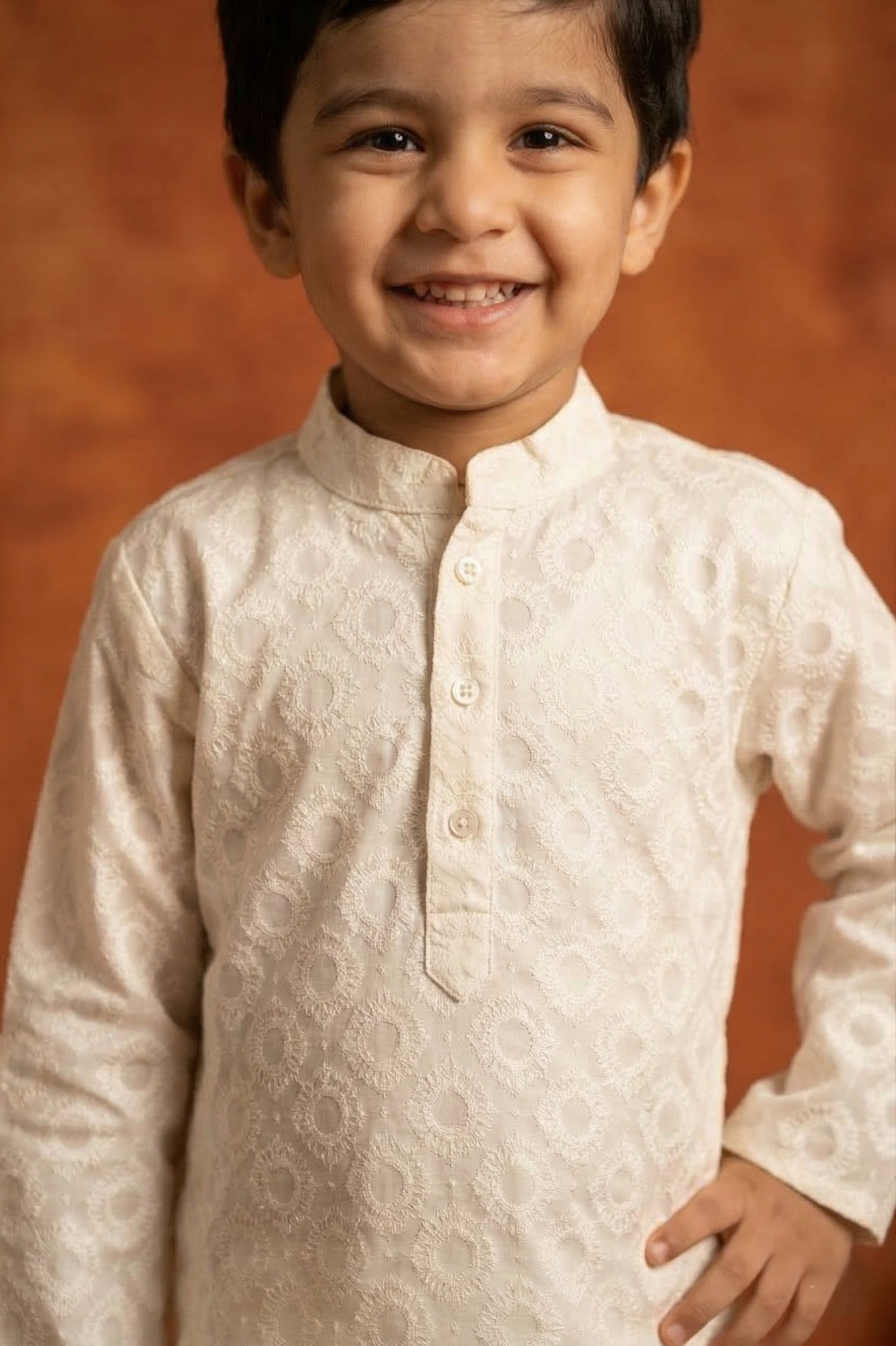 Ivory Boy's Kurta
