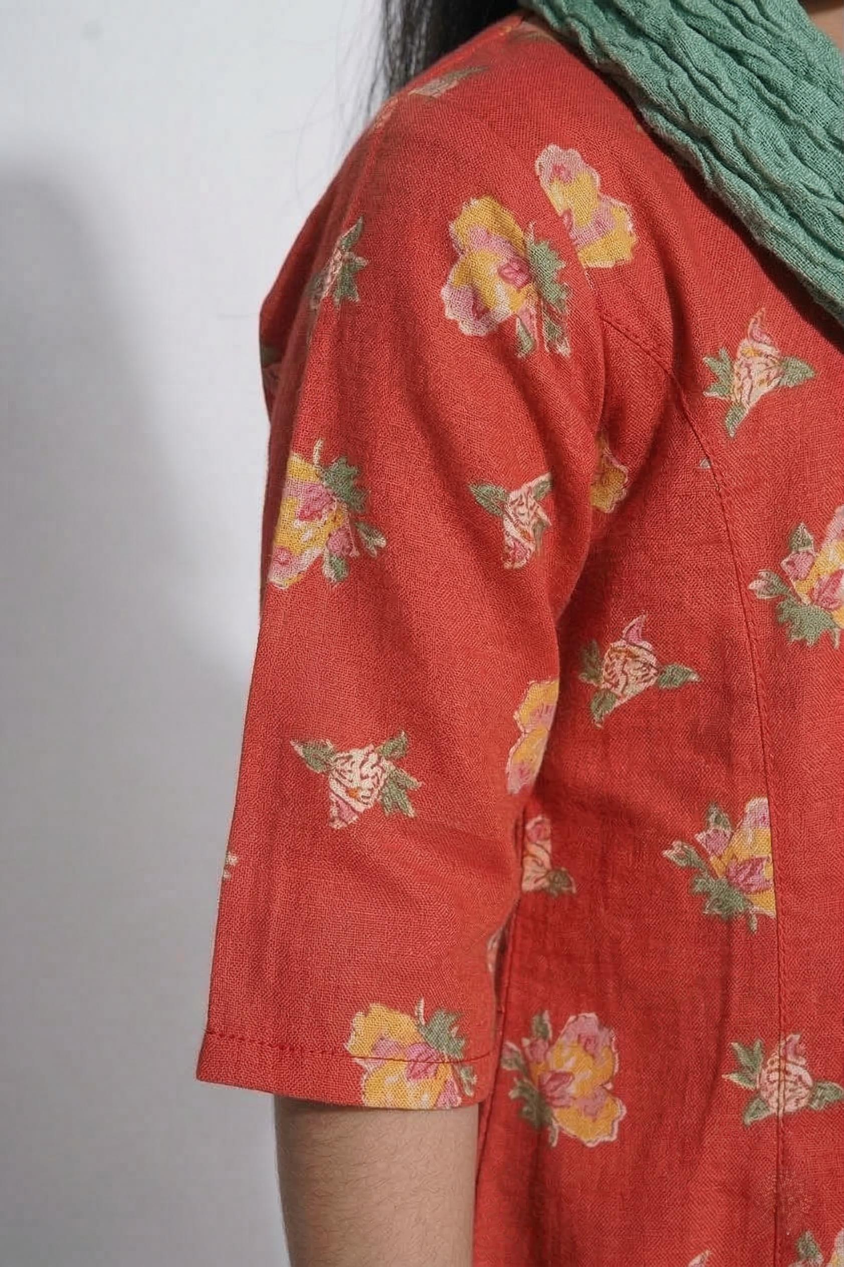 Red Kurta Pant Dupatta Set