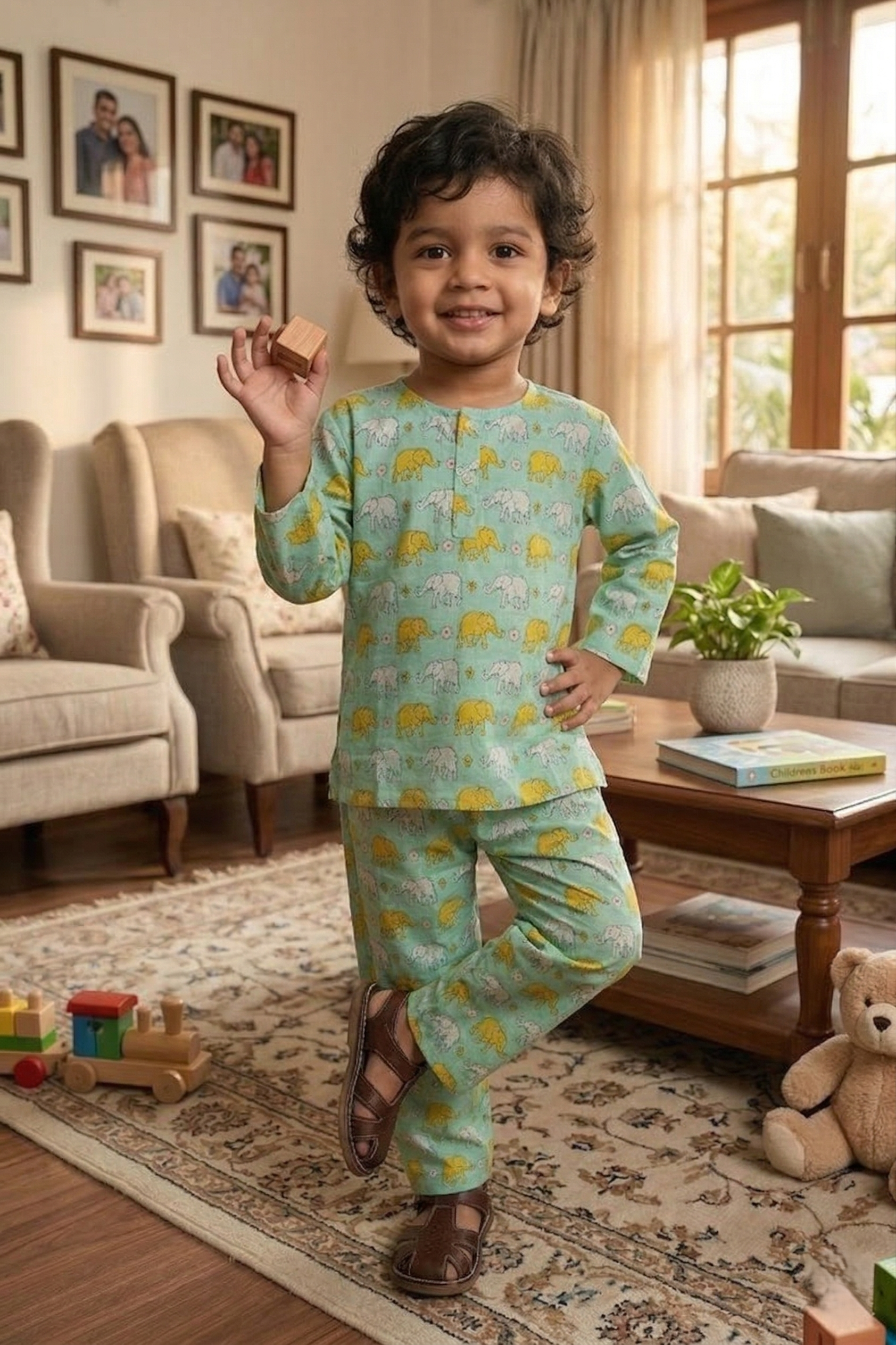 Aqua Green Lounge Wear