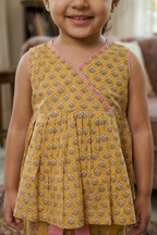 Mustard Yellow Top And Capri
