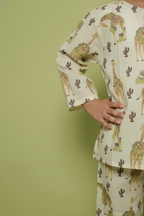 Cream Lounge Wear
