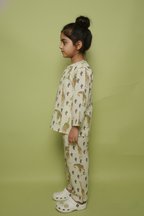 Cream Lounge Wear