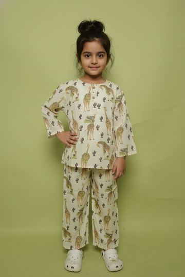 Cream Lounge Wear