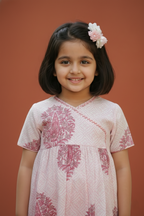 Soft Baby Pink Kurta Pant Dupatta Set