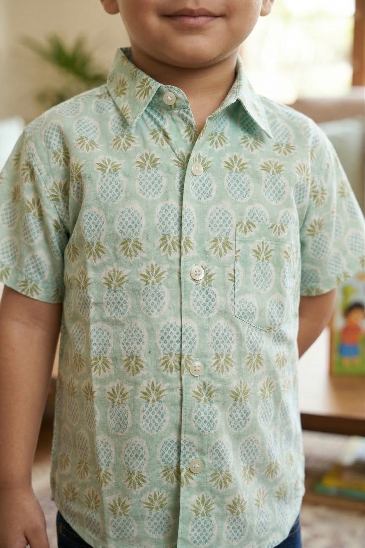 Pastel Green Shirt