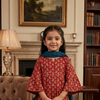 Dark Red Kurta Pant Dupatta
