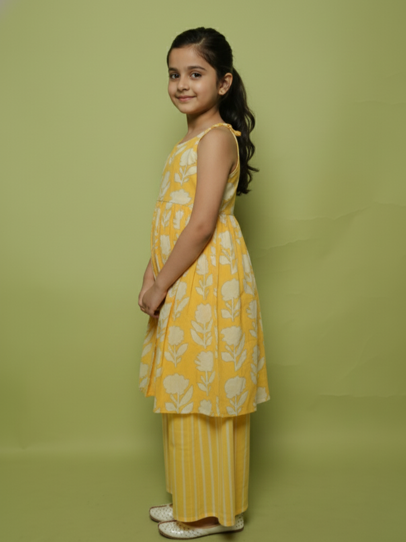 Yellow Kurta Sharara