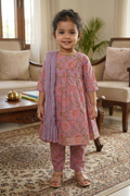 Lavender Kurta Pant Dupatta Set