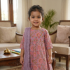 Lavender Kurta Pant Dupatta Set