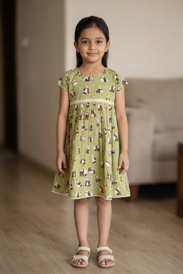 Earthy Green Frock