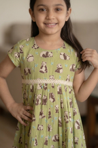 Earthy Green Frock