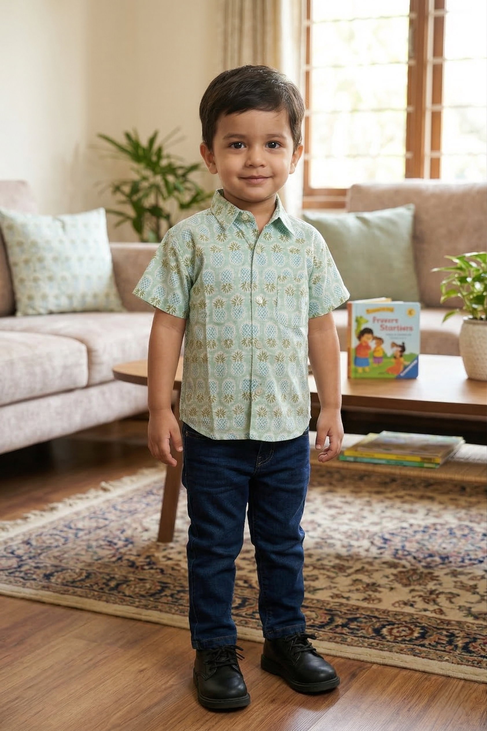 Pastel Green Shirt